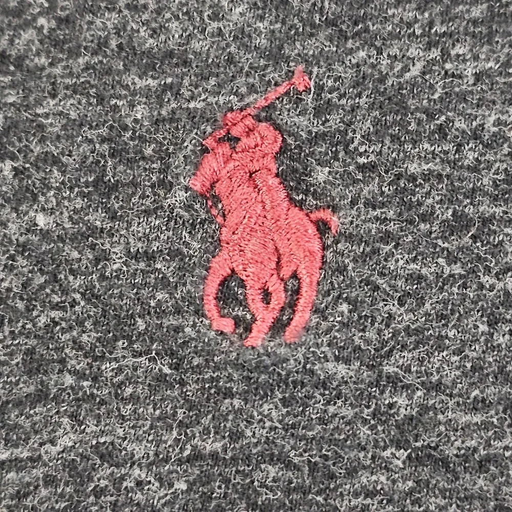 Polo Ralph Lauren Gray Long Sleeve Slim Fit Cotton T-Shirt Men's L